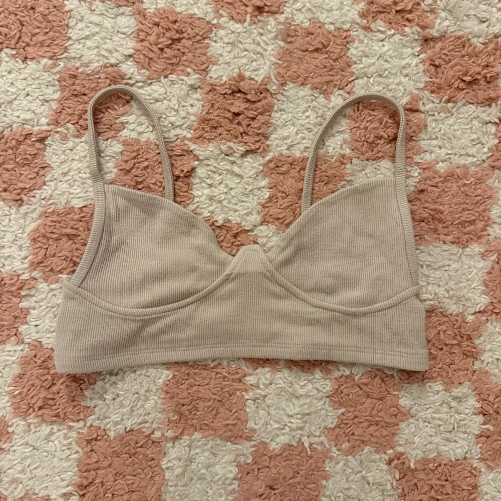 Joah Brown Crop Bra Top